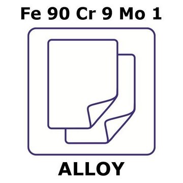 IRON-CHROMIUM-MOLYBDENUM ALLOY, FE90CR9&