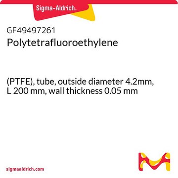 POLYTETRAFLUOROETHYLENE, (PTFE), TUBE, &