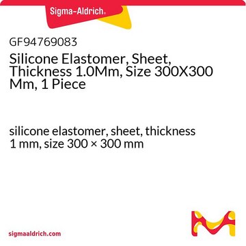 SILICONE ELASTOMER, SHEET, THICKNESS 1.&