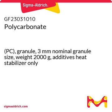 POLYCARBONATE, (PC), GRANULE, NOMINAL G&
