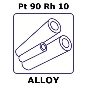 PLATINUM-RHODIUM ALLOY, PT90RH10, 100MM&