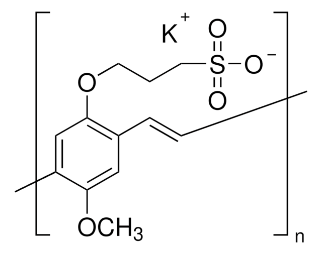 Poly[5-methoxy-2-(3-sulfopropoxy)-1,4-phenylenevinylene] potassium salt solution