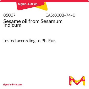 Sesame oil from Sesamum indicum