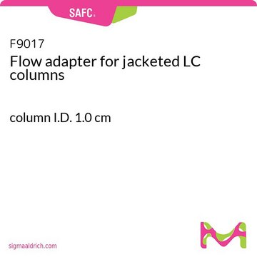 Flow adapter for jacketed LC