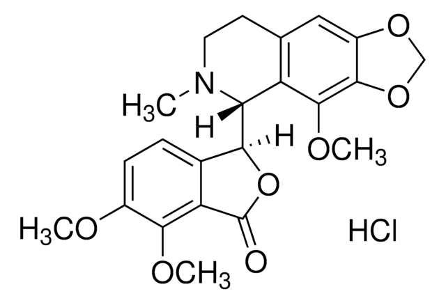 Noscapine hydrochloride solution
