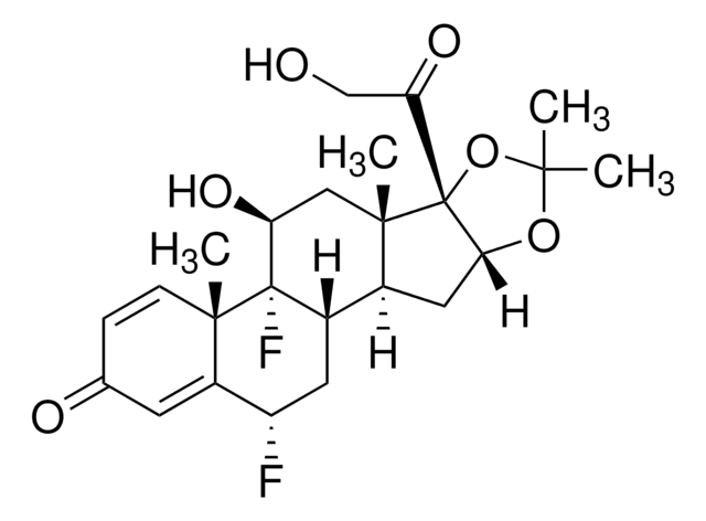 Fluocinolone acetonide for system suitability