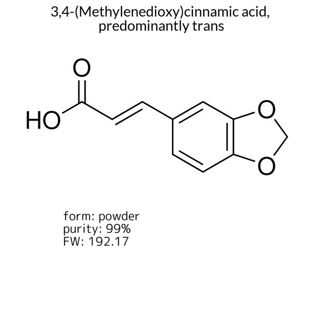 3,4-(Methylenedioxy)cinnamic acid, predominantly trans