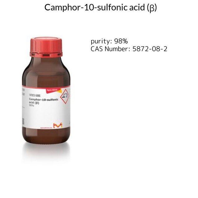 Camphor-10-sulfonic acid (?)