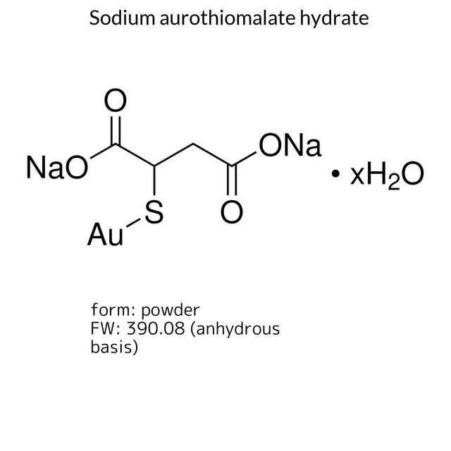Sodium aurothiomalate hydrate