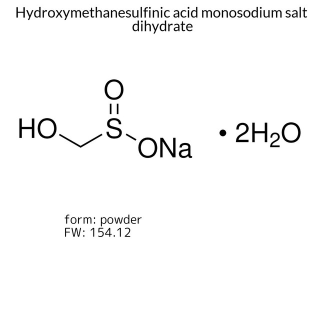 Hydroxymethanesulfinic acid monosodium salt dihydrate
