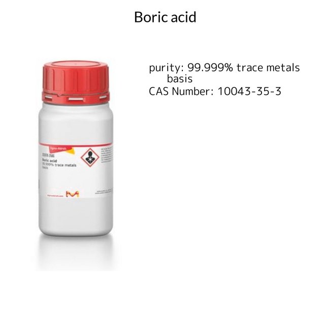 Boric acid
