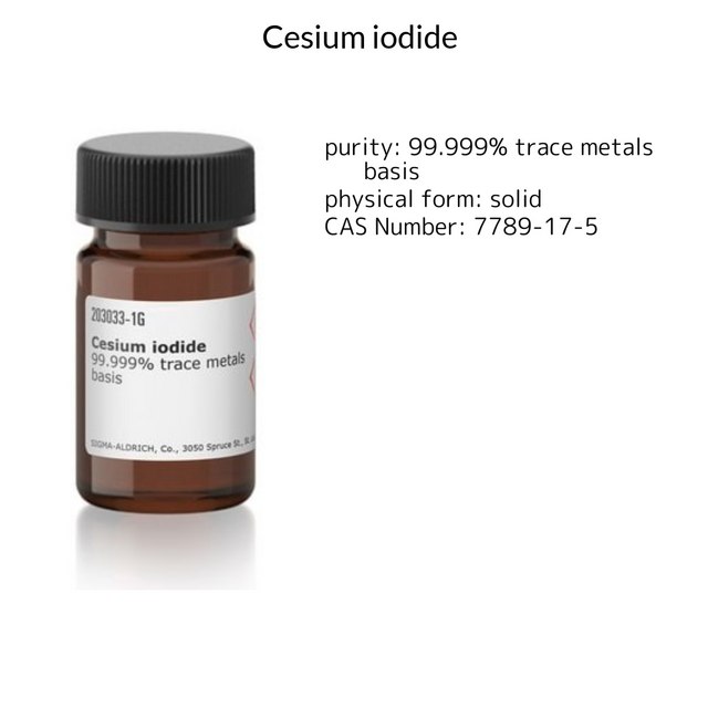 Cesium iodide