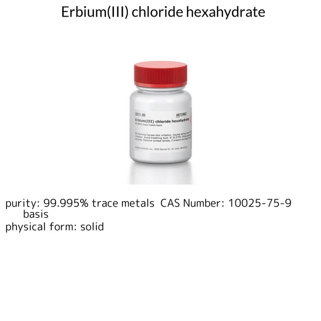 Erbium(III) chloride hexahydrate