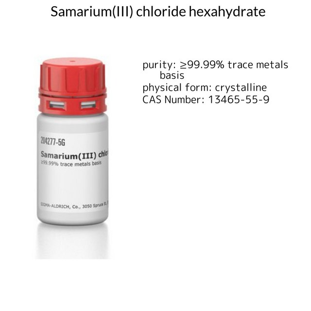 Samarium(III) chloride hexahydrate