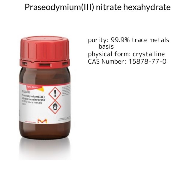 Praseodymium(III) nitrate hexahydrate