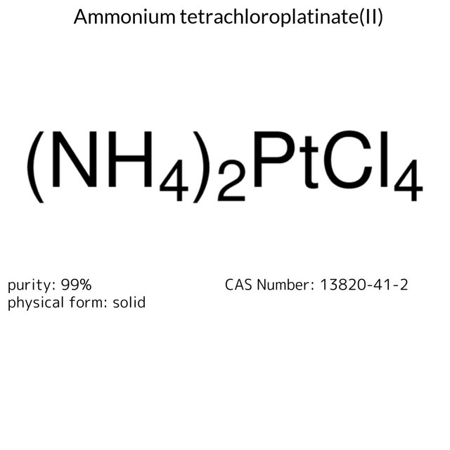 Ammonium tetrachloroplatinate(II)