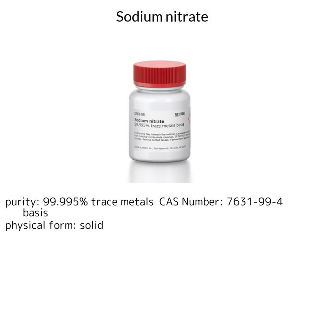 Sodium nitrate
