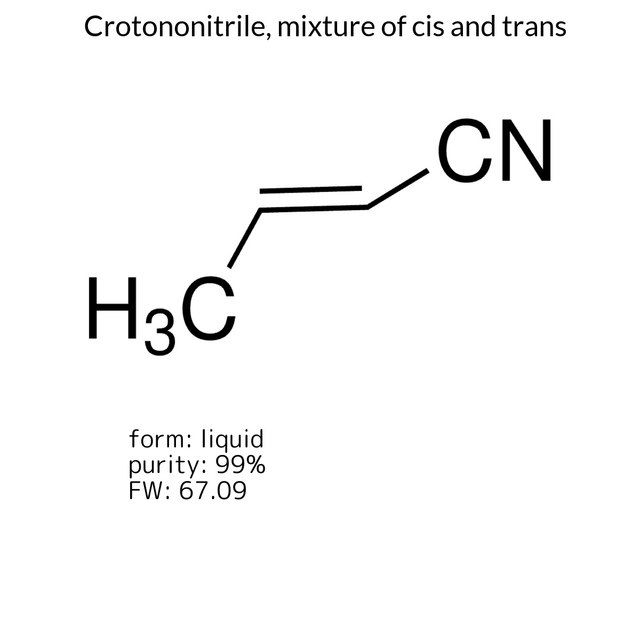 Crotononitrile, mixture of cis and