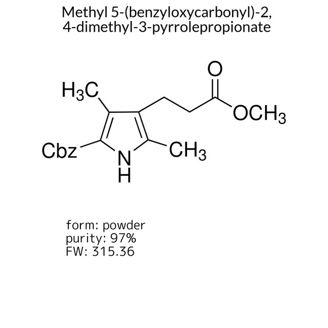 Methyl 5-(benzyloxycarbonyl)-2,4-dimethyl-3-pyrrolepropionate