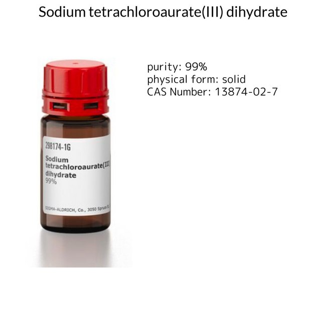 Sodium tetrachloroaurate(III) dihydrate