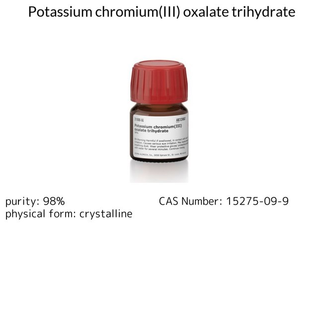 Potassium chromium(III) oxalate trihydrate