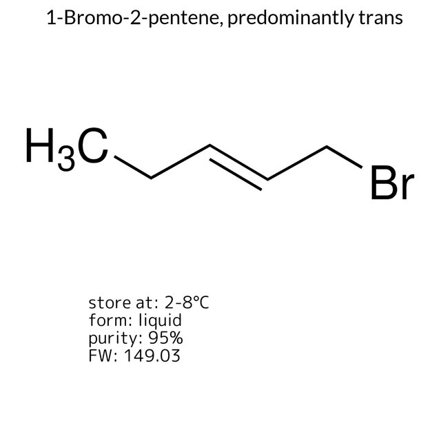 1-Bromo-2-pentene, predominantly trans