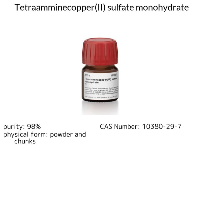 Tetraamminecopper(II) sulfate monohydrate