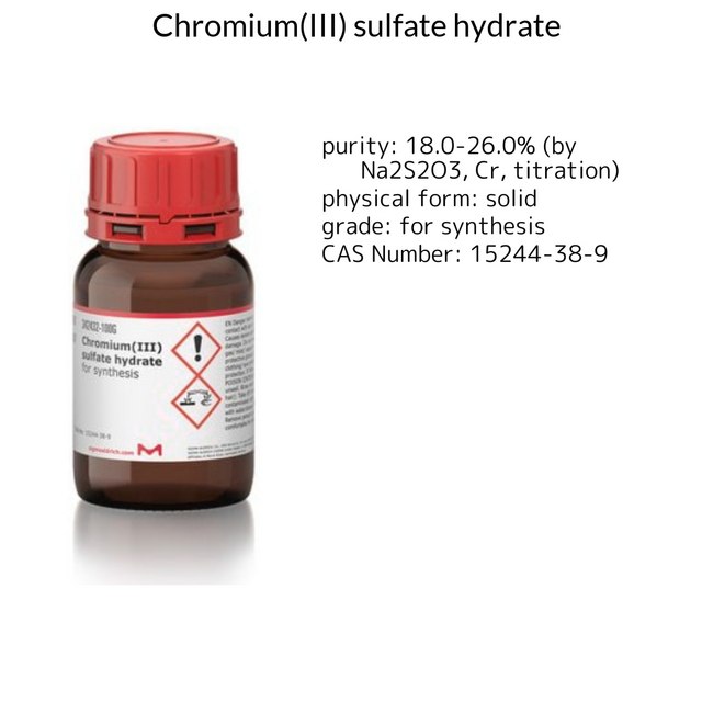 Chromium(III) sulfate hydrate