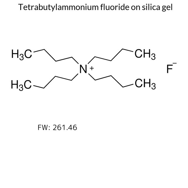 Tetrabutylammonium fluoride on silica gel