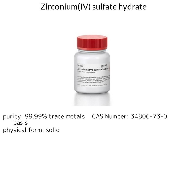 Zirconium(IV) sulfate hydrate