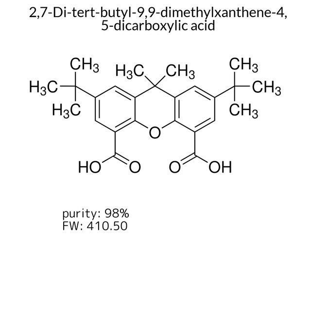 2,7-Di-tert-butyl-9,9-dimethylxanthene-4,5-dicarboxylic acid
