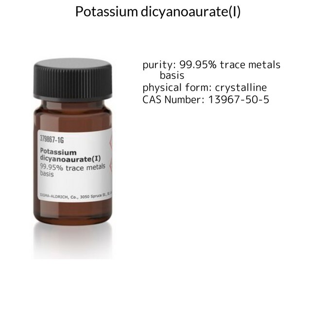 Potassium dicyanoaurate(I)
