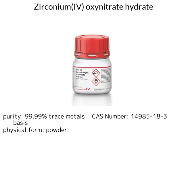 Zirconium(IV) oxynitrate hydrate