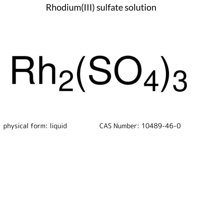 Rhodium(III) sulfate solution