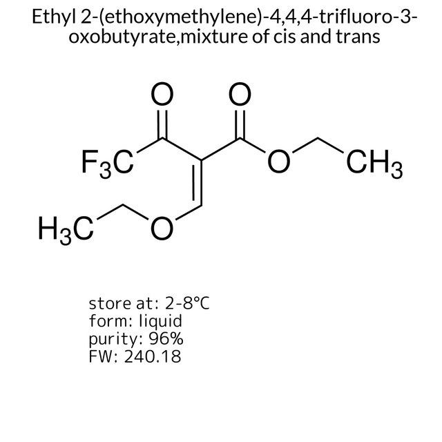 Ethyl 2-(ethoxymethylene)-4,4,4-trifluoro-3-oxobutyrate,mixture of cis and