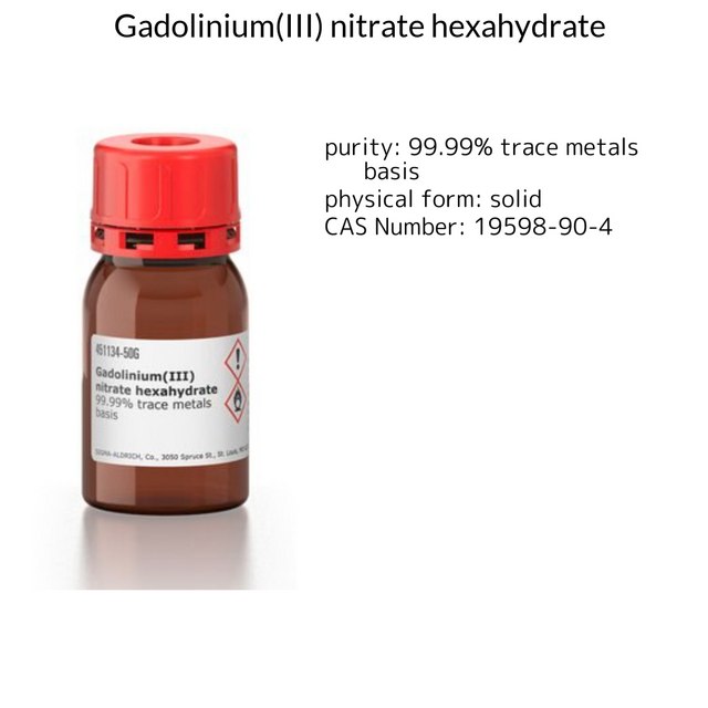 Gadolinium(III) nitrate hexahydrate