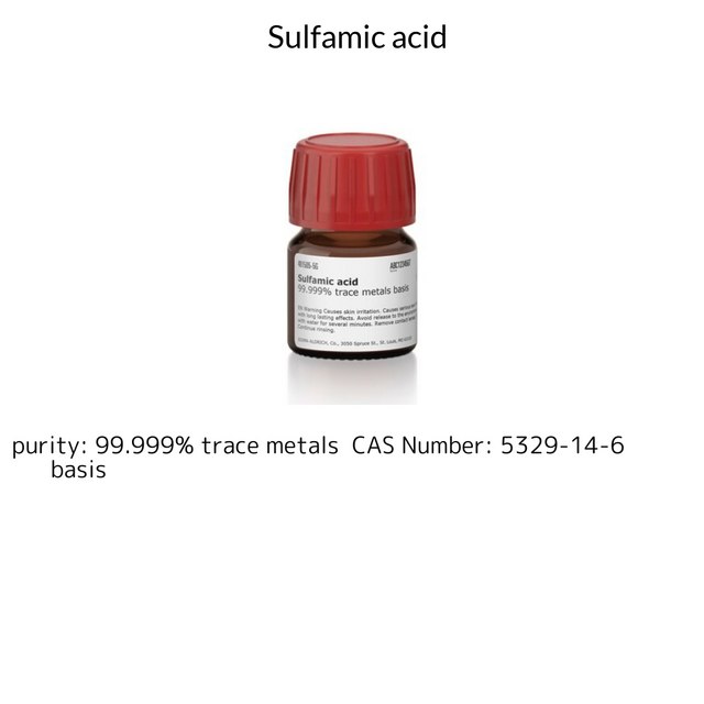 Sulfamic acid