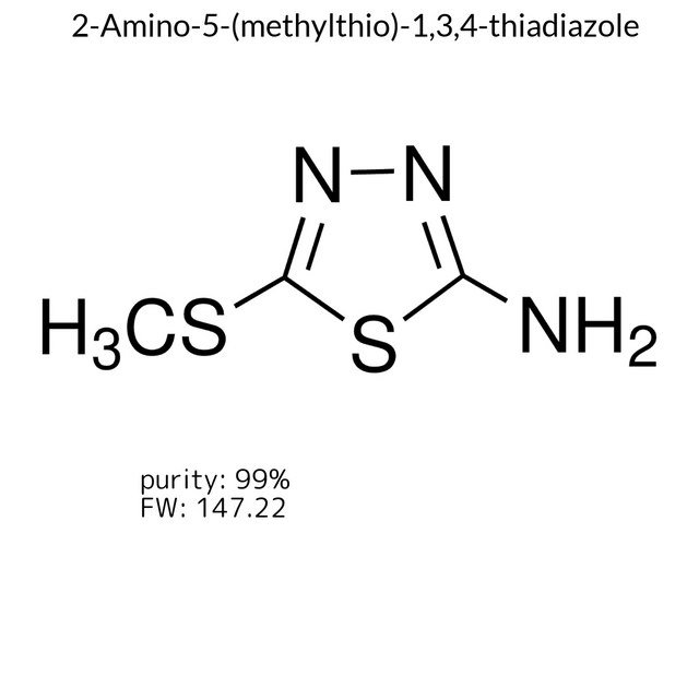 2-Amino-5-(methylthio)-1,3,4-thiadiazole