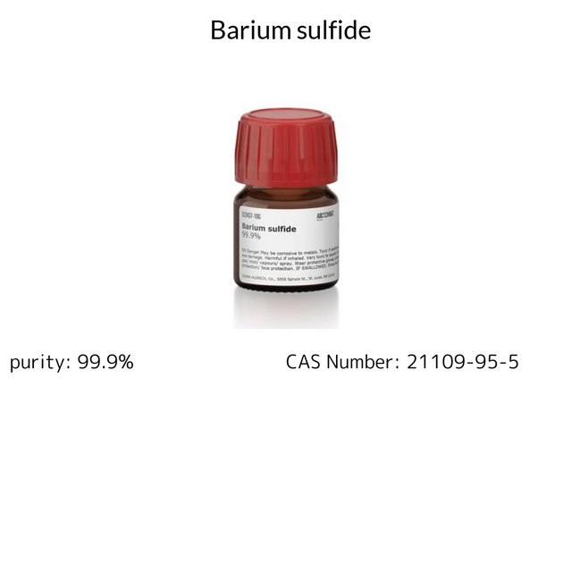 Barium sulfide