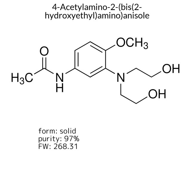 4-Acetylamino-2-(bis(2-hydroxyethyl)amino)anisole