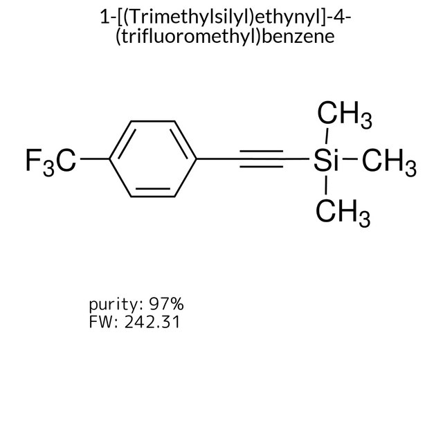 1-[(Trimethylsilyl)ethynyl]-4-(trifluoromethyl)benzene