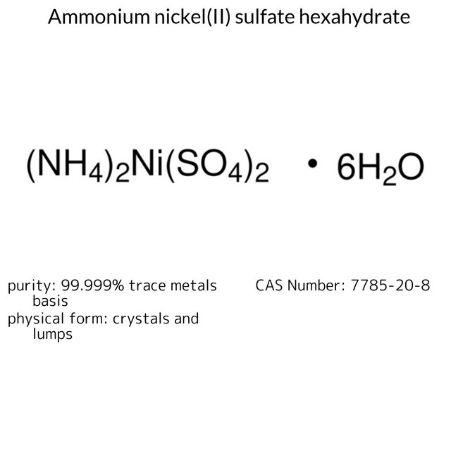 Ammonium nickel(II) sulfate hexahydrate