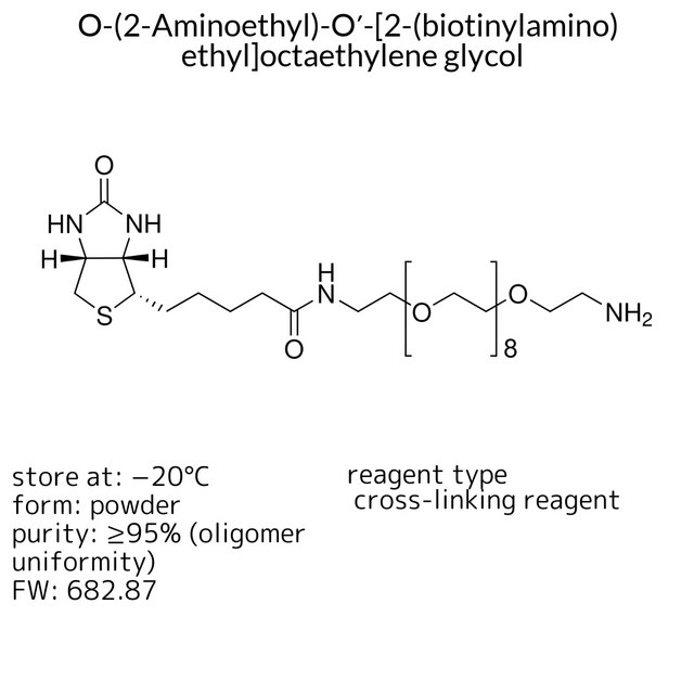 O-(2-Aminoethyl)-O?-[2-(biotinylamino)ethyl]octaethylene glycol