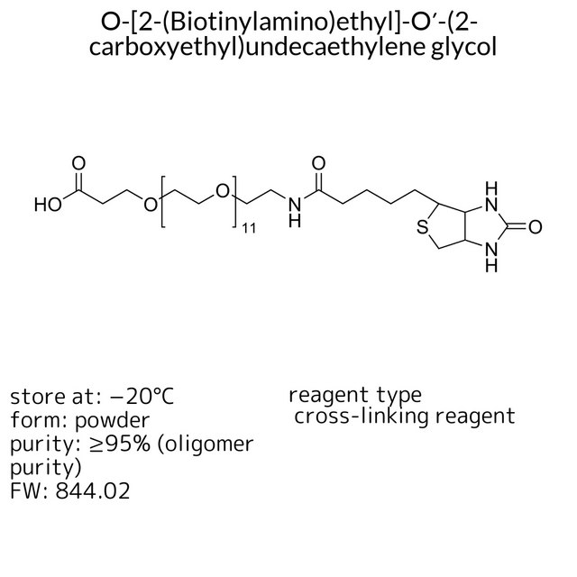 O-[2-(Biotinylamino)ethyl]-O?-(2-carboxyethyl)undecaethylene glycol