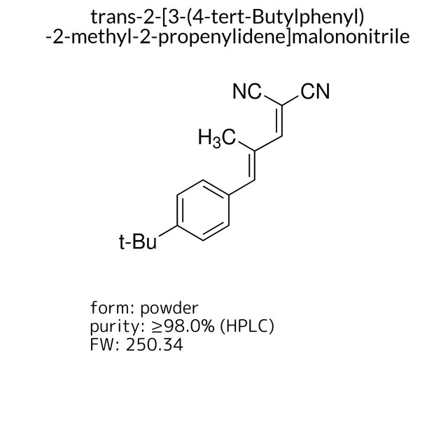 trans-2-[3-(4-tert-Butylphenyl)-2-methyl-2-propenylidene]malononitrile