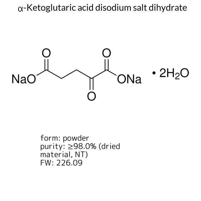 ?-Ketoglutaric acid disodium salt dihydrate