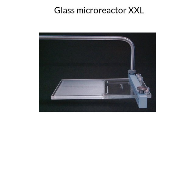 Glass microreactor XXL