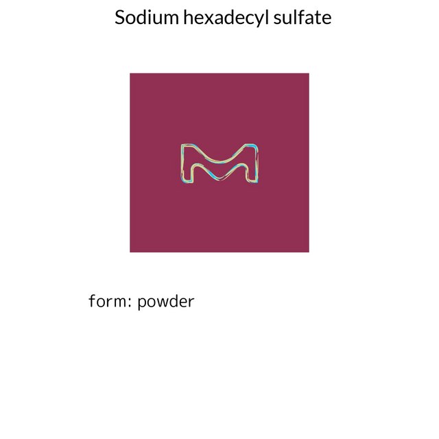 Sodium hexadecyl sulfate