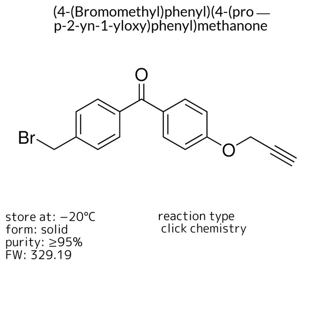 (4-(Bromomethyl)phenyl)(4-(prop-2-yn-1-yloxy)phenyl)methanone