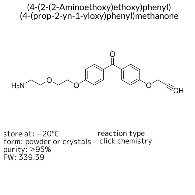 (4-(2-(2-Aminoethoxy)ethoxy)phenyl)(4-(prop-2-yn-1-yloxy)phenyl)methanone